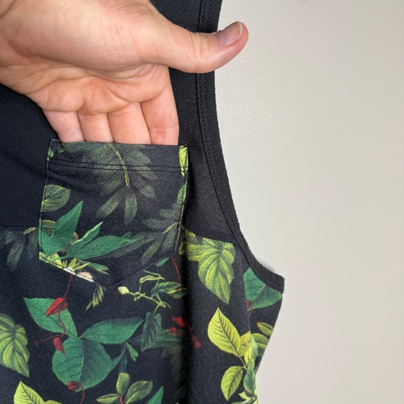 Urban Heritage Festival Men's Forest Floral Tank Top Green Medium Muscle Beach - Picture 5 of 15